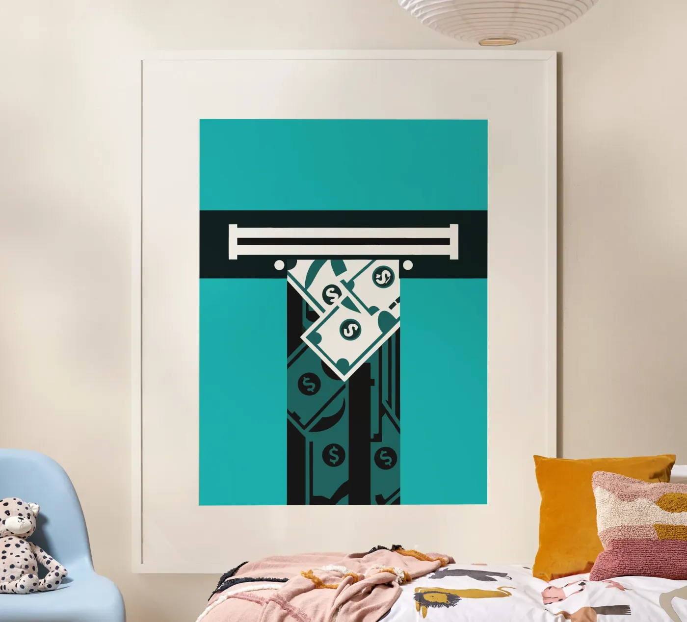 Geld poster van LOOK DIFFERENT