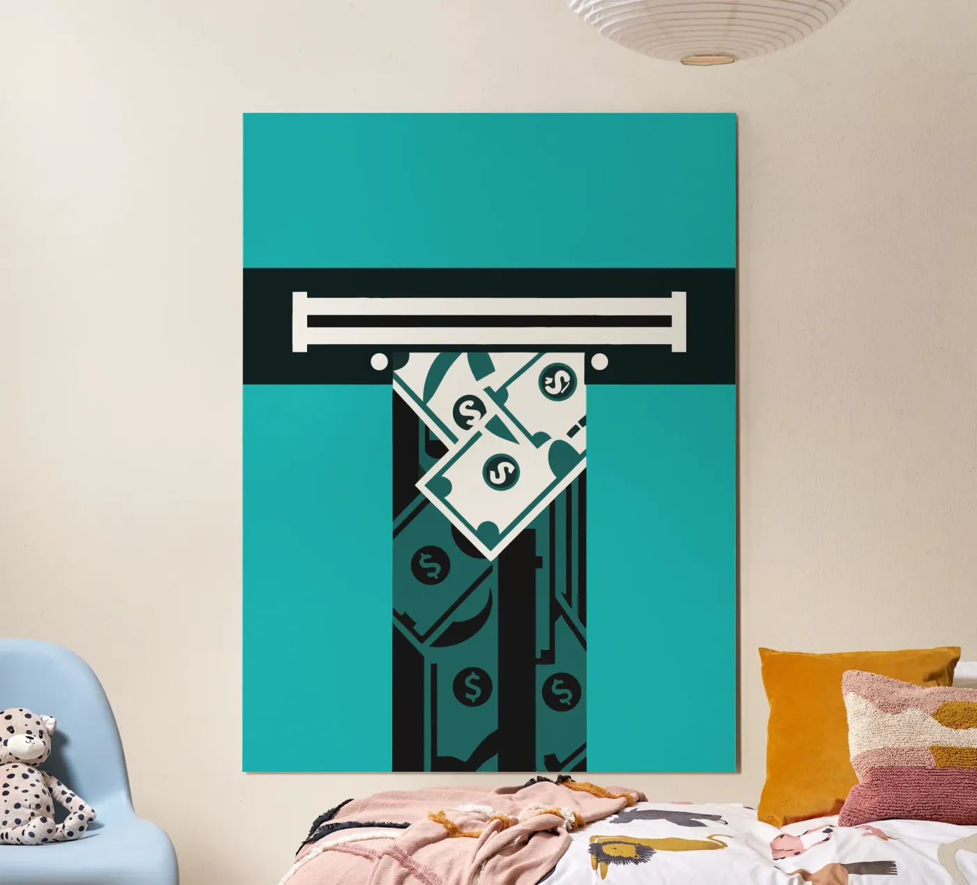 Geld poster van LOOK DIFFERENT