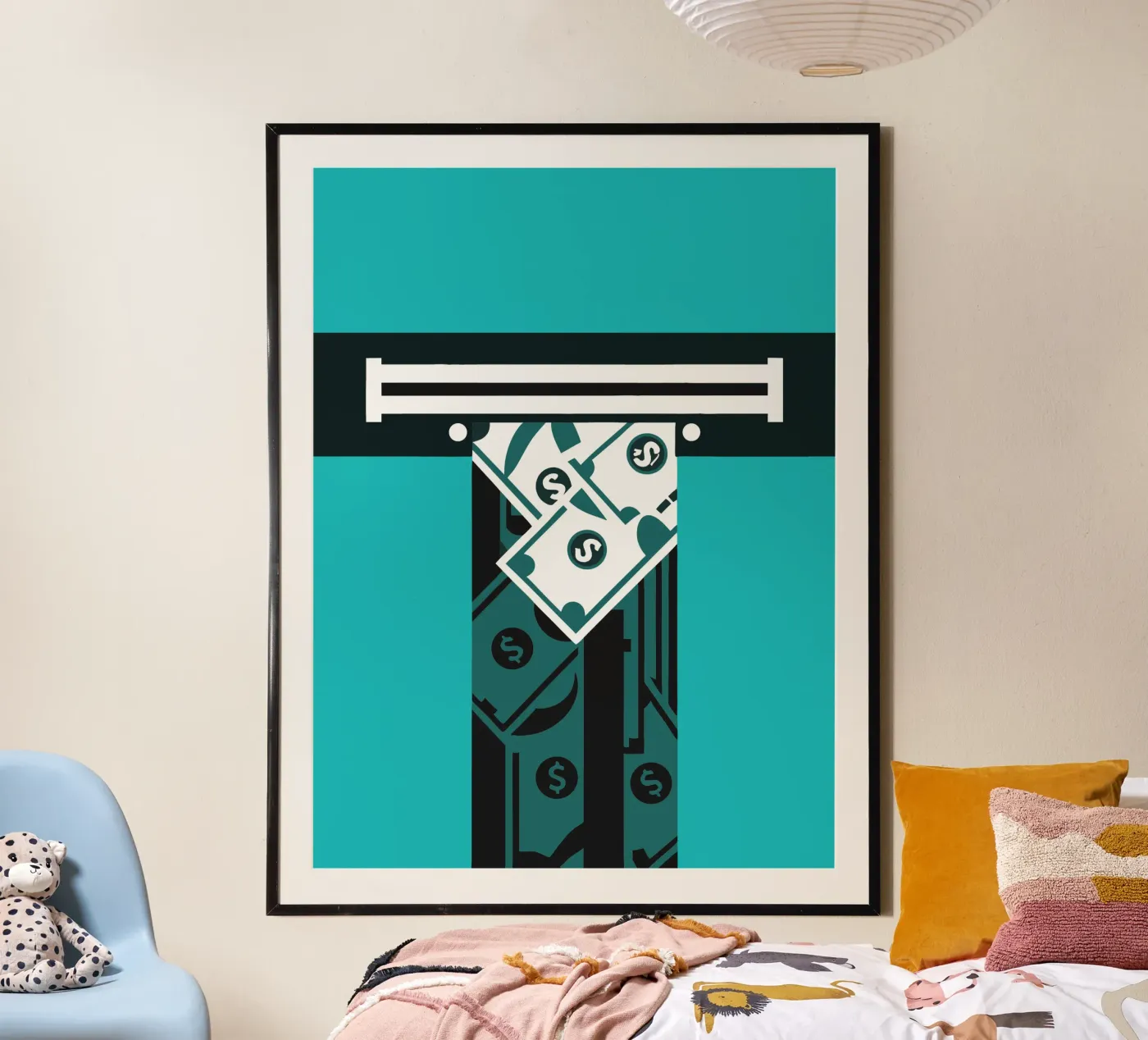 Geld poster van LOOK DIFFERENT