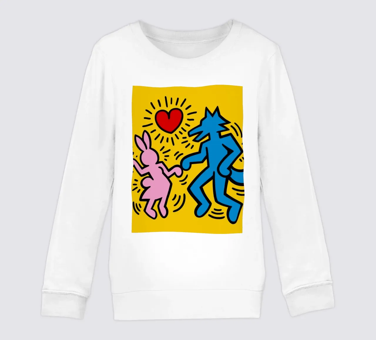 KH - Lupo e cucciolo felpa bambino da SRI WEDARI GALLERY