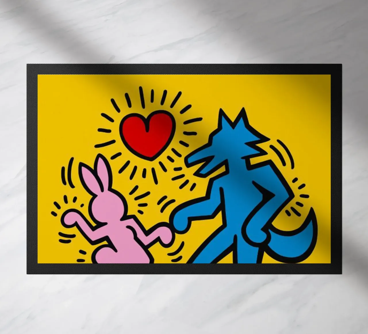 KH - Lupo e cucciolo zerbino da SRI WEDARI GALLERY