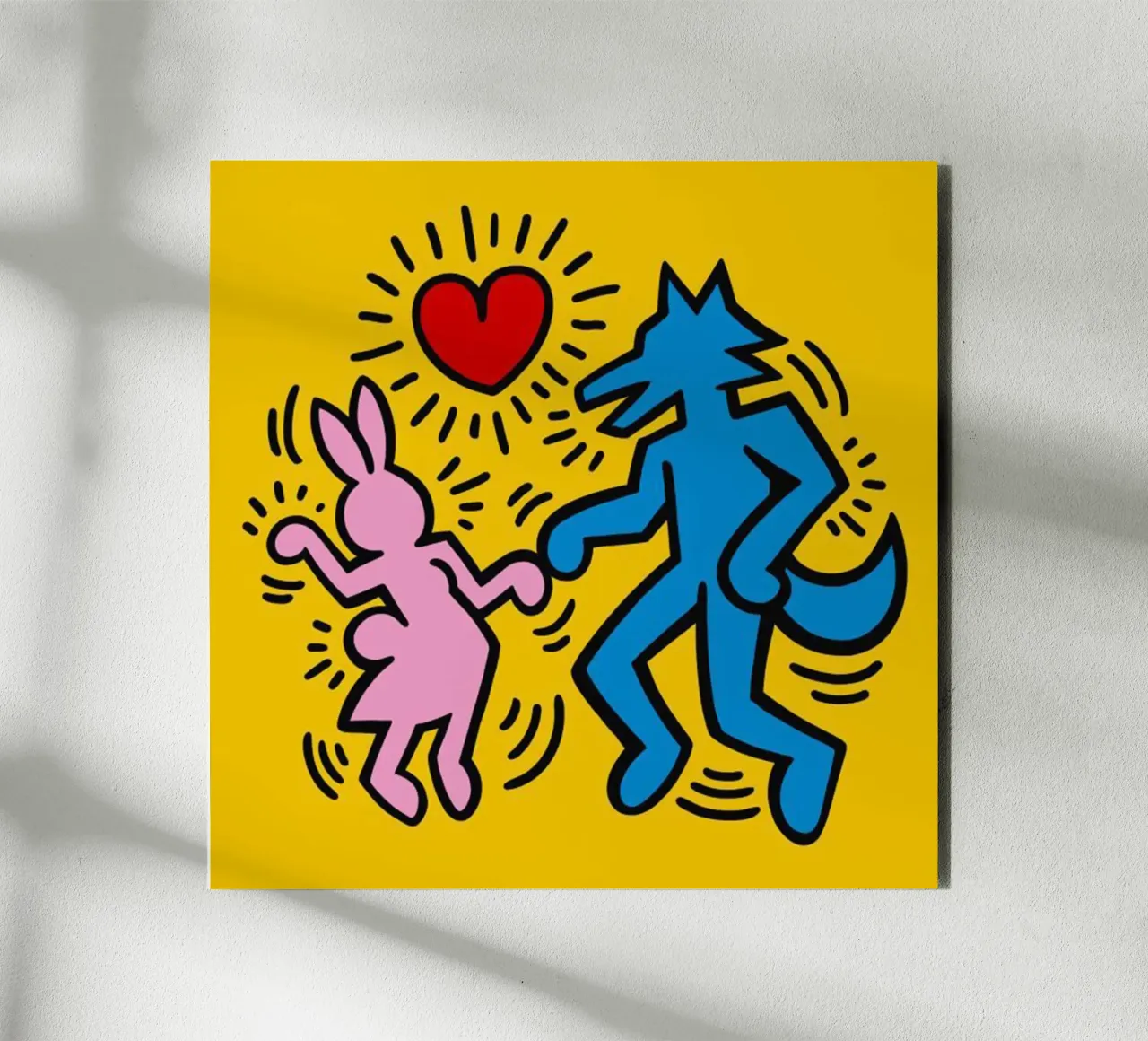KH - Lupo e cucciolo alluminio dibond da SRI WEDARI GALLERY