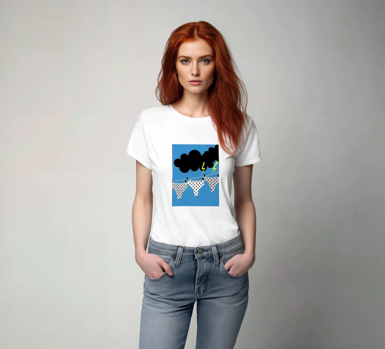 Secado de ropa interior camiseta de LOOK DIFFERENT