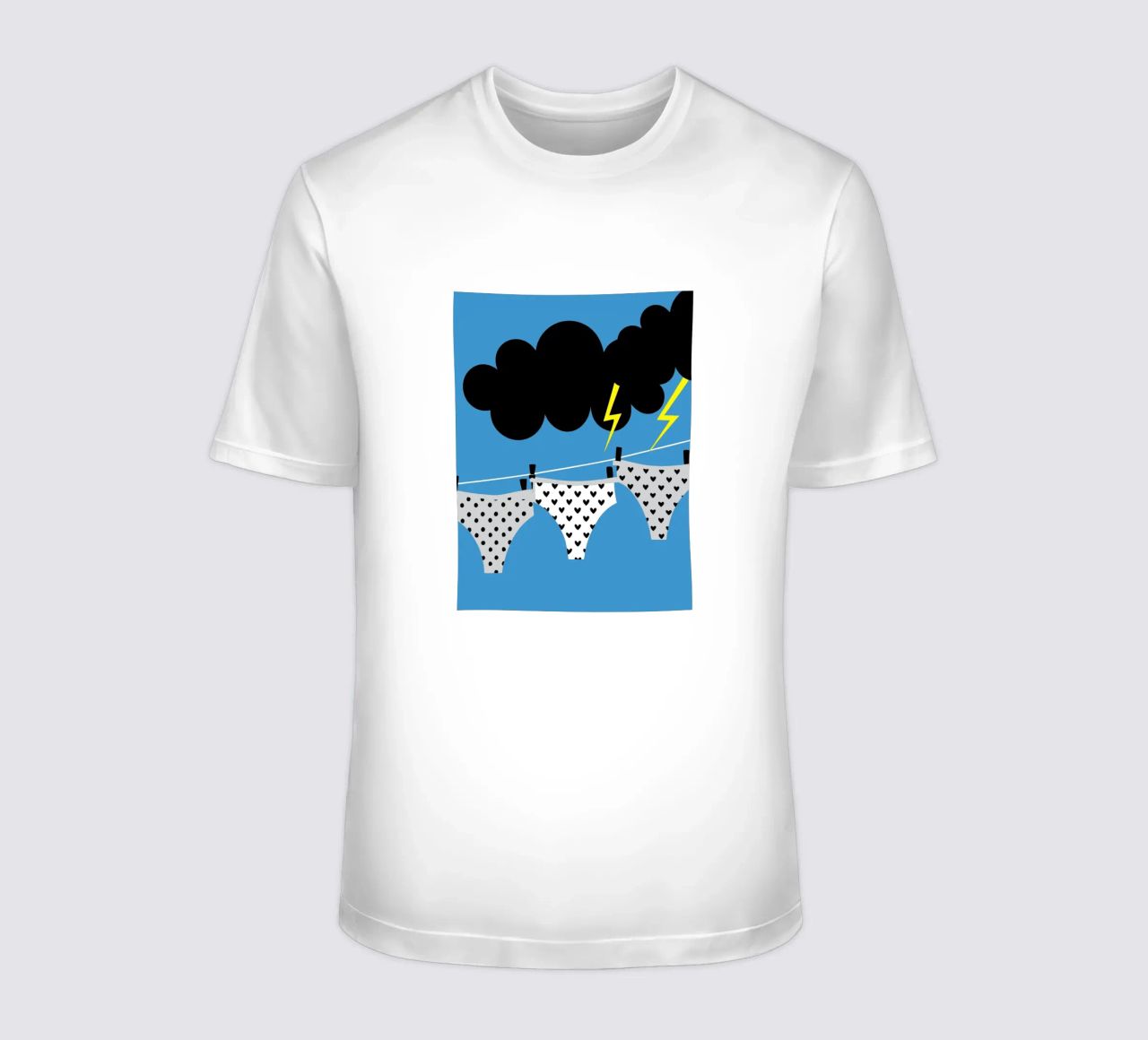Secado de ropa interior camiseta de LOOK DIFFERENT