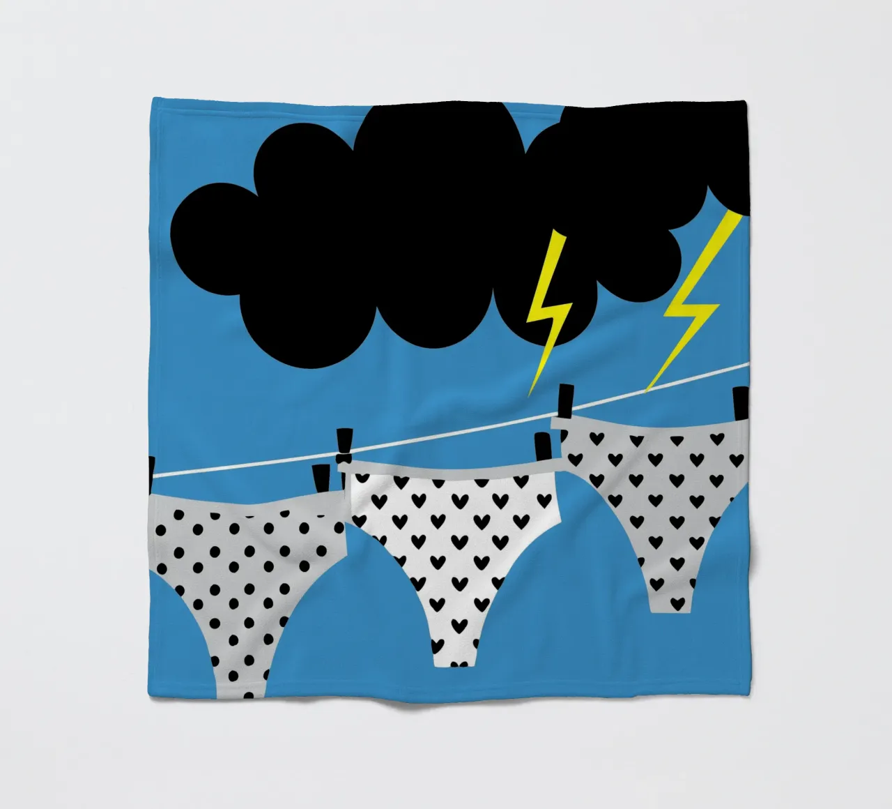 Asciugatura della biancheria intima coperta in pile da LOOK DIFFERENT