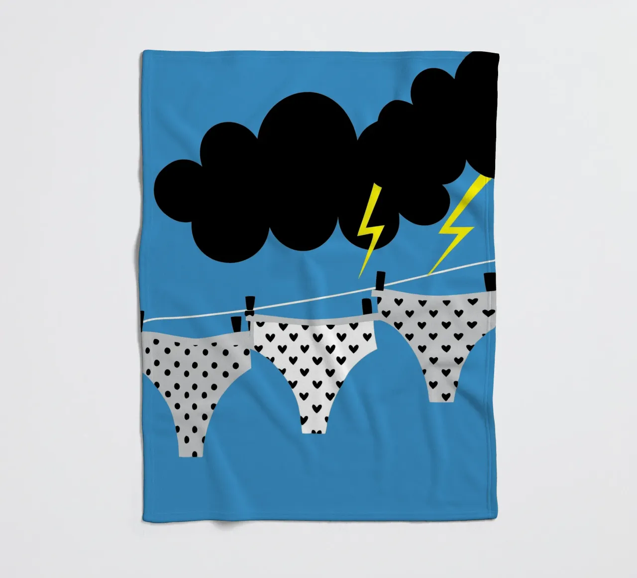 Asciugatura della biancheria intima coperta in pile da LOOK DIFFERENT