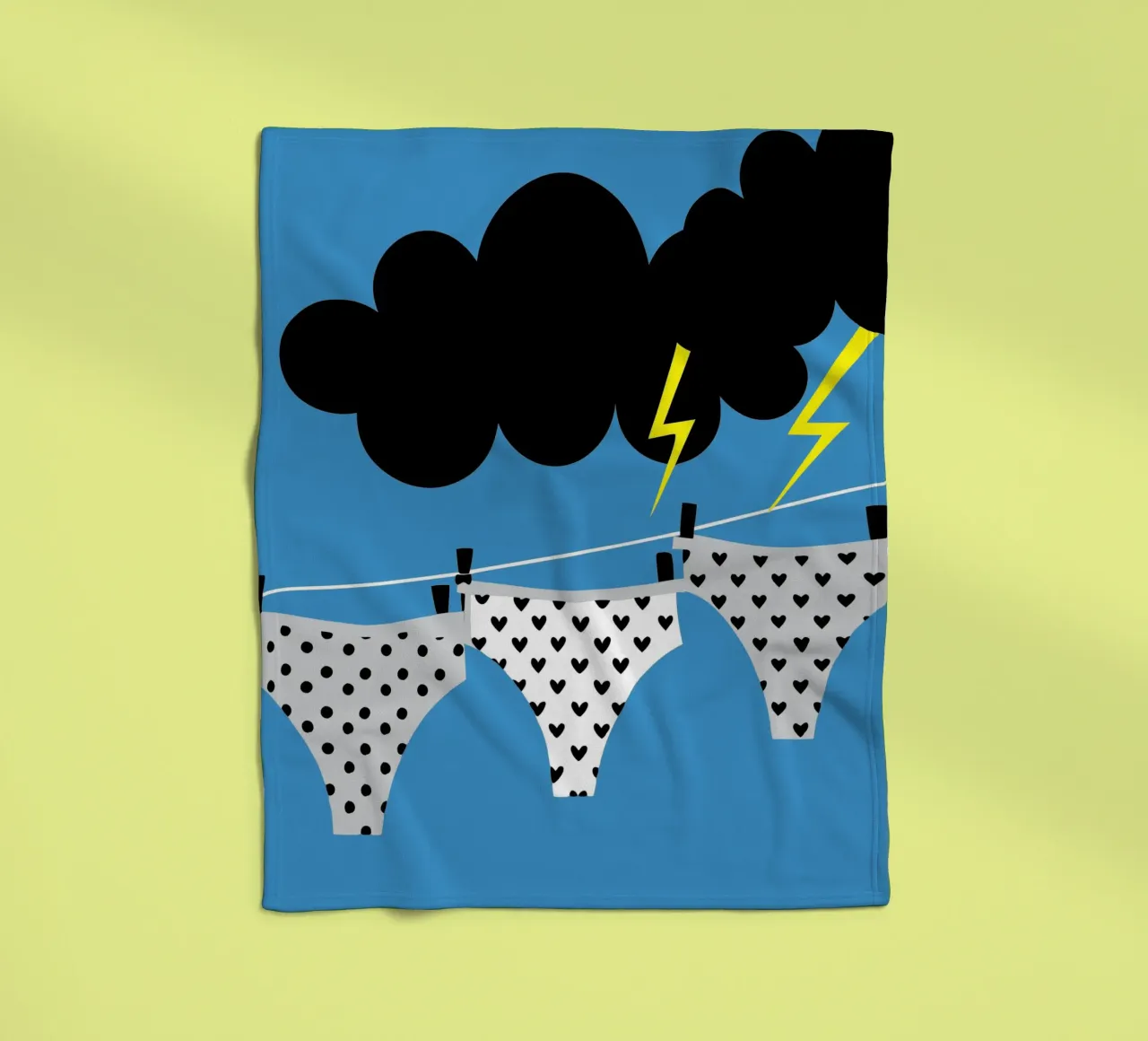 Asciugatura della biancheria intima coperta in pile da LOOK DIFFERENT