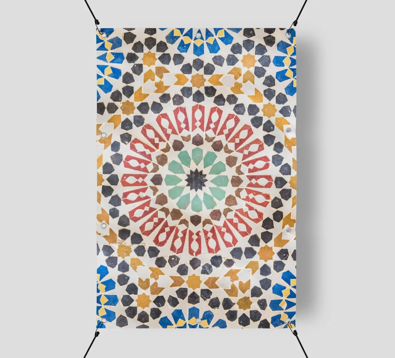 Art of Moroccan tiles telo in pvc da photolovers