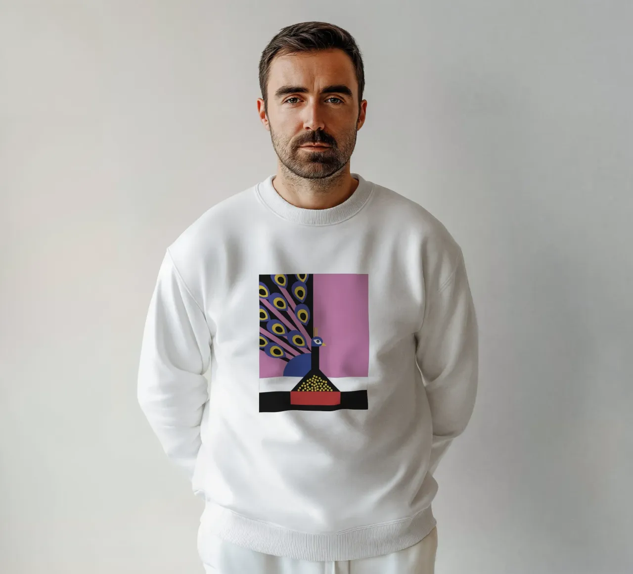 Pavone moderno felpa da LOOK DIFFERENT