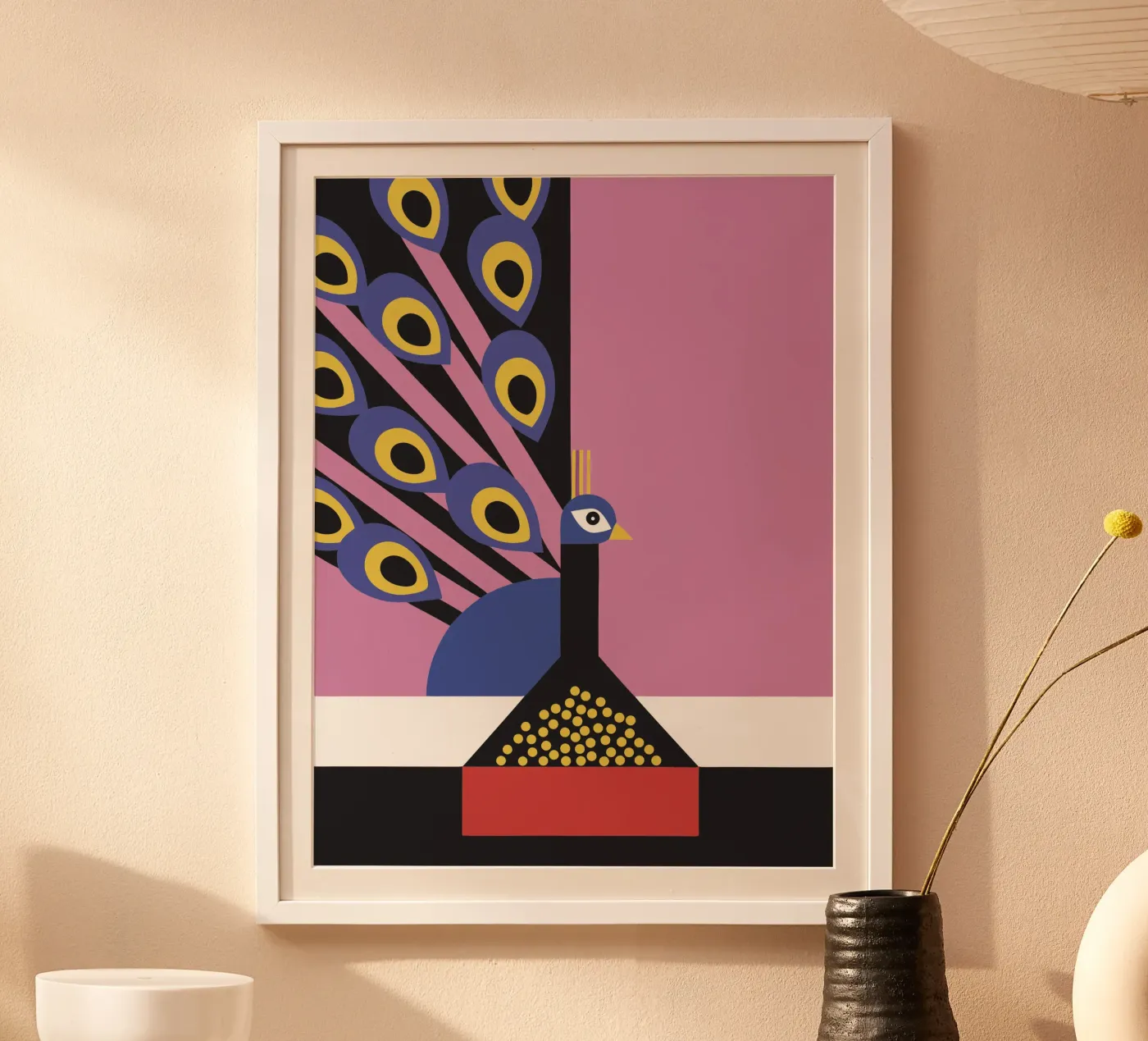 Pavone moderno poster da LOOK DIFFERENT