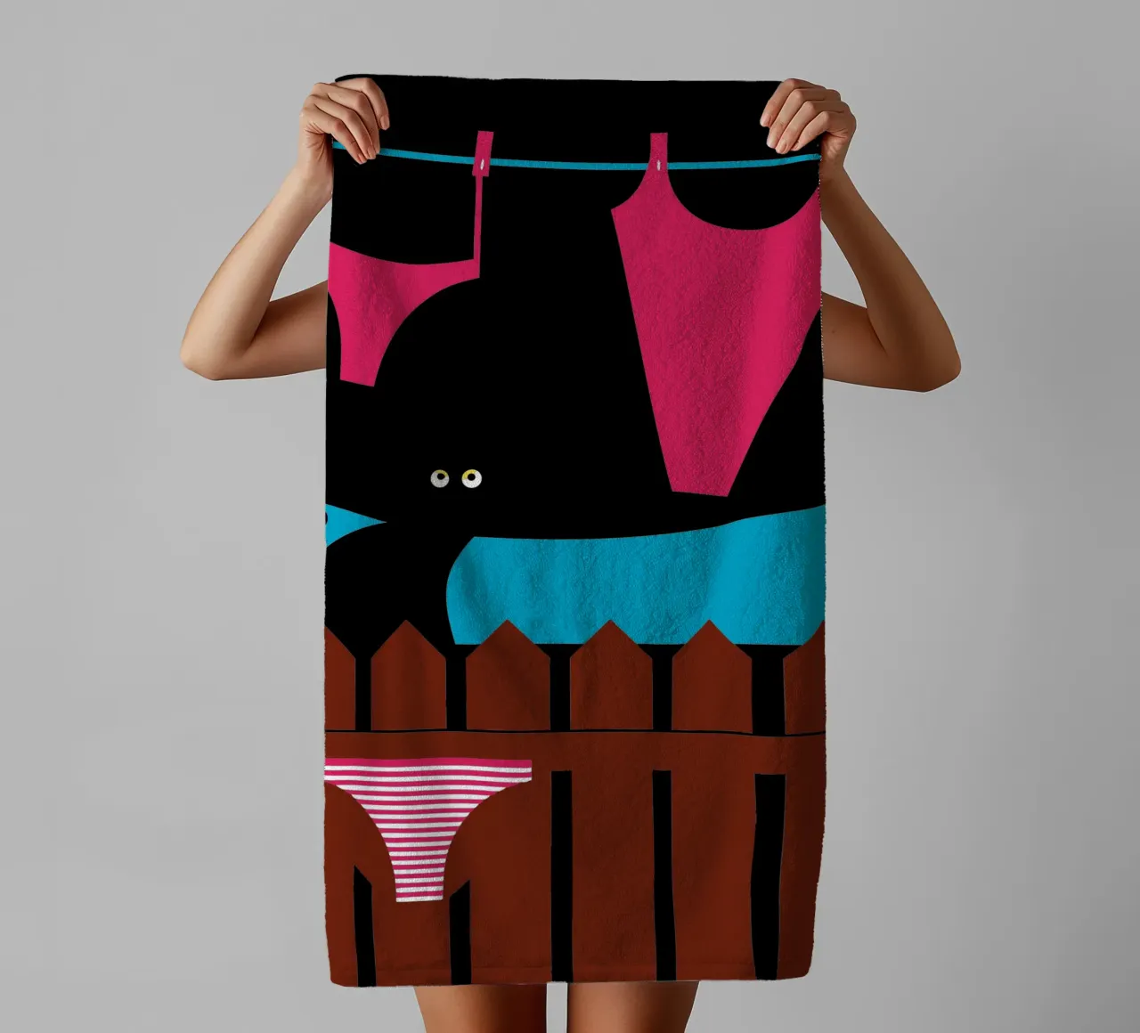 Biancheria intima e gatti asciugamano da bagno da LOOK DIFFERENT