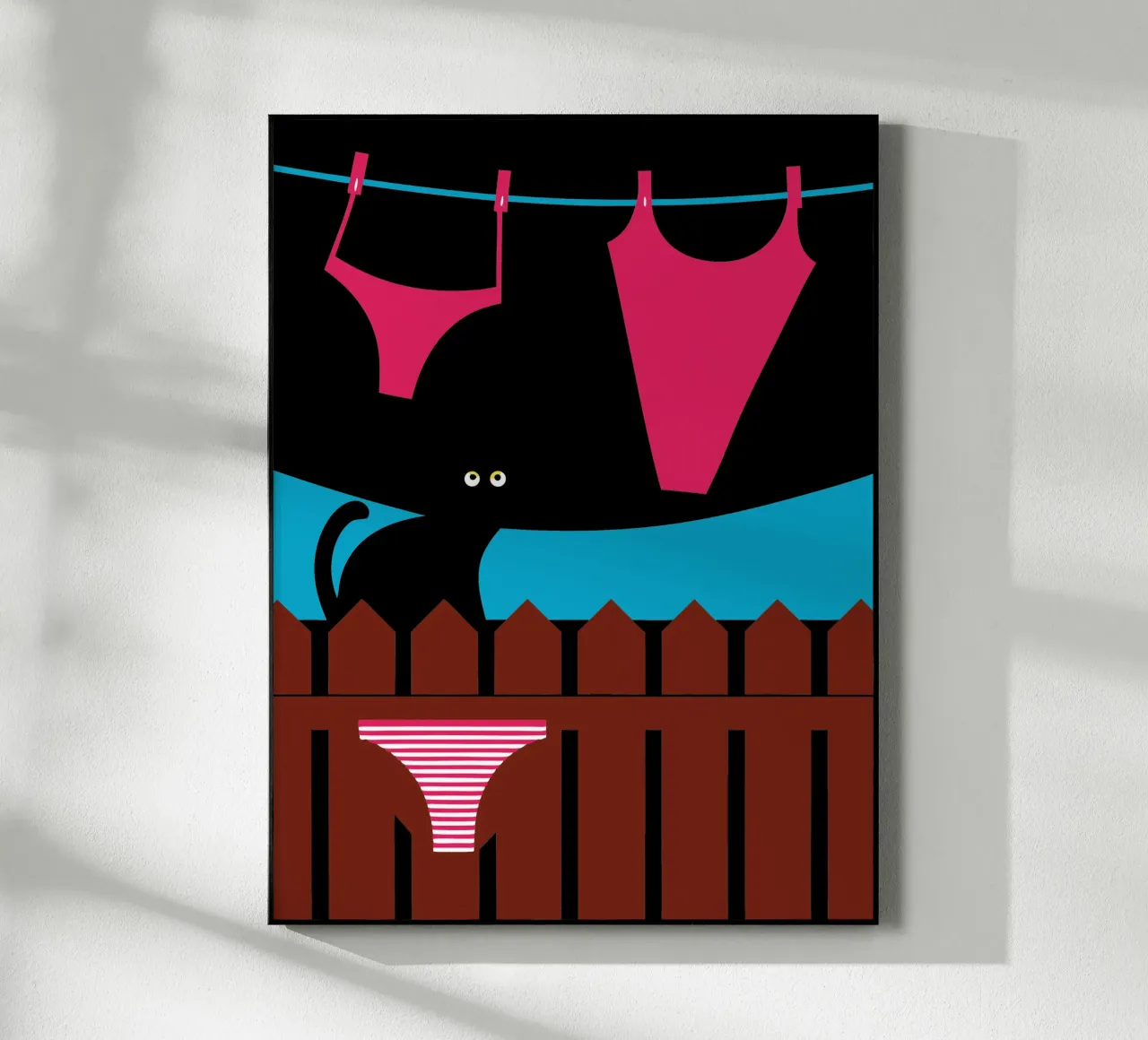 Biancheria intima e gatti plexiglass da LOOK DIFFERENT
