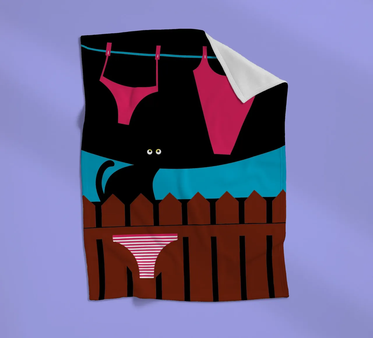 Biancheria intima e gatti coperta in pile da LOOK DIFFERENT