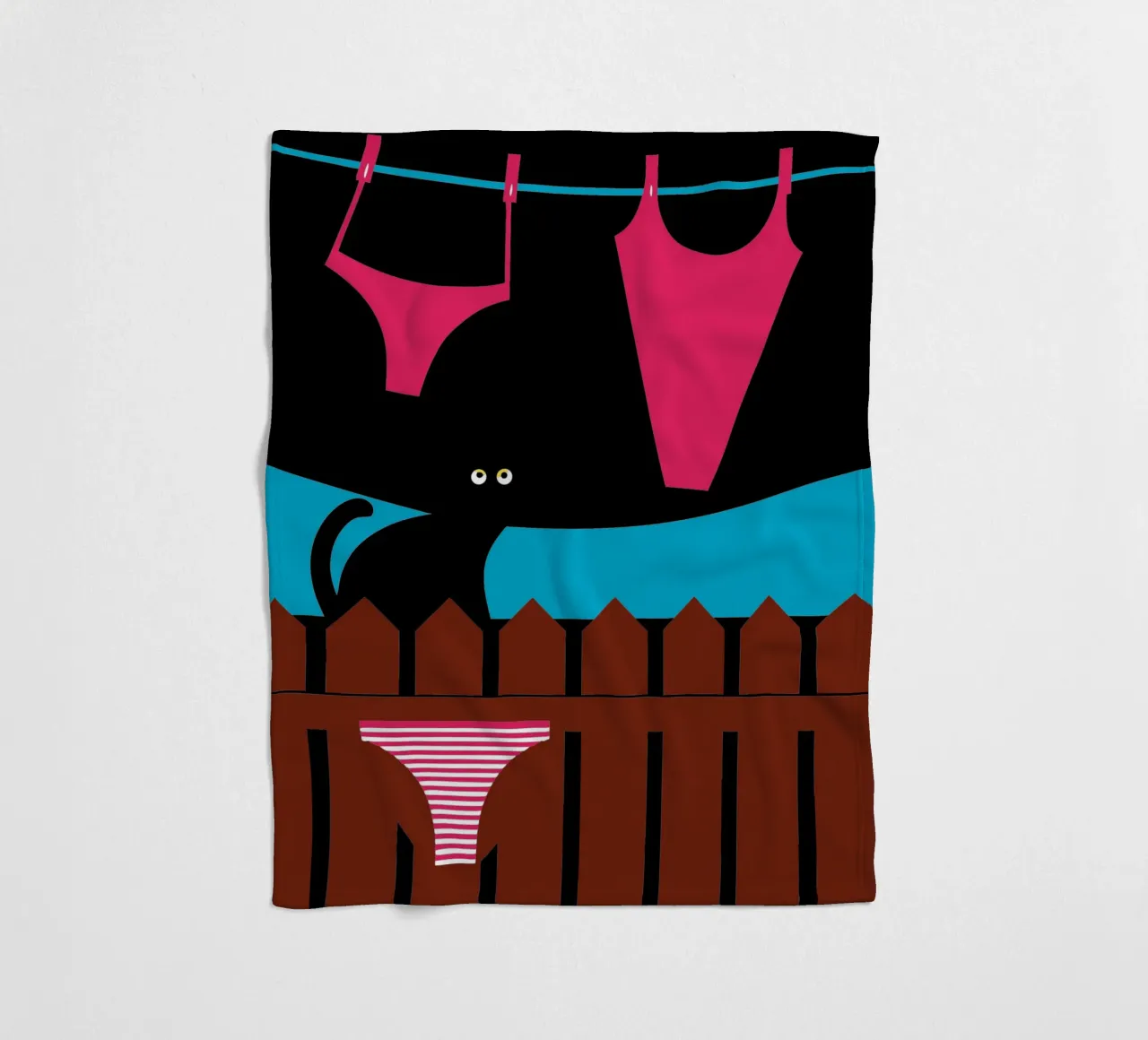 Biancheria intima e gatti coperta in pile da LOOK DIFFERENT
