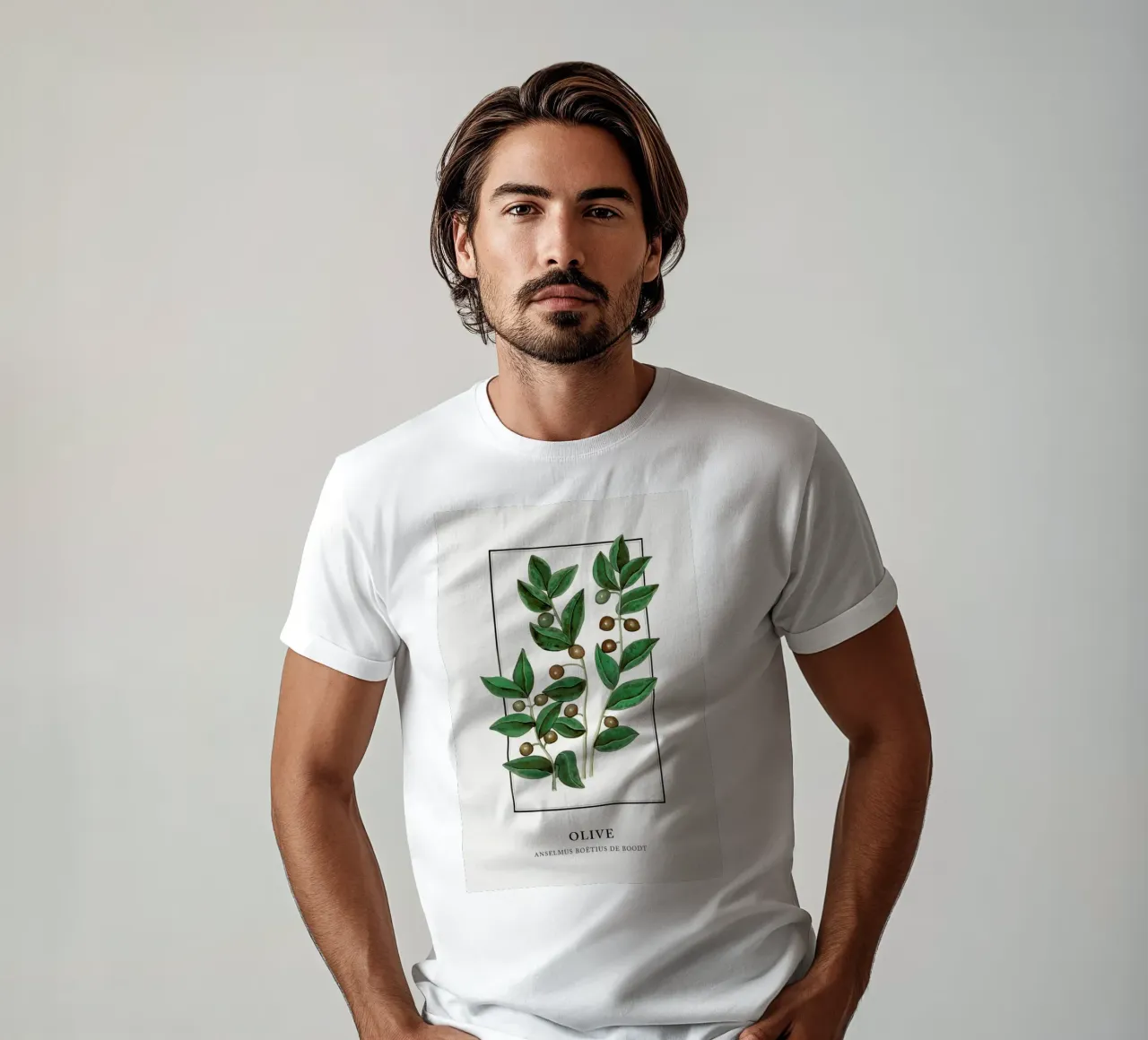 Anselmus Boëtius de Boodt - Olive t-shirt da Vintage by JUNIQE