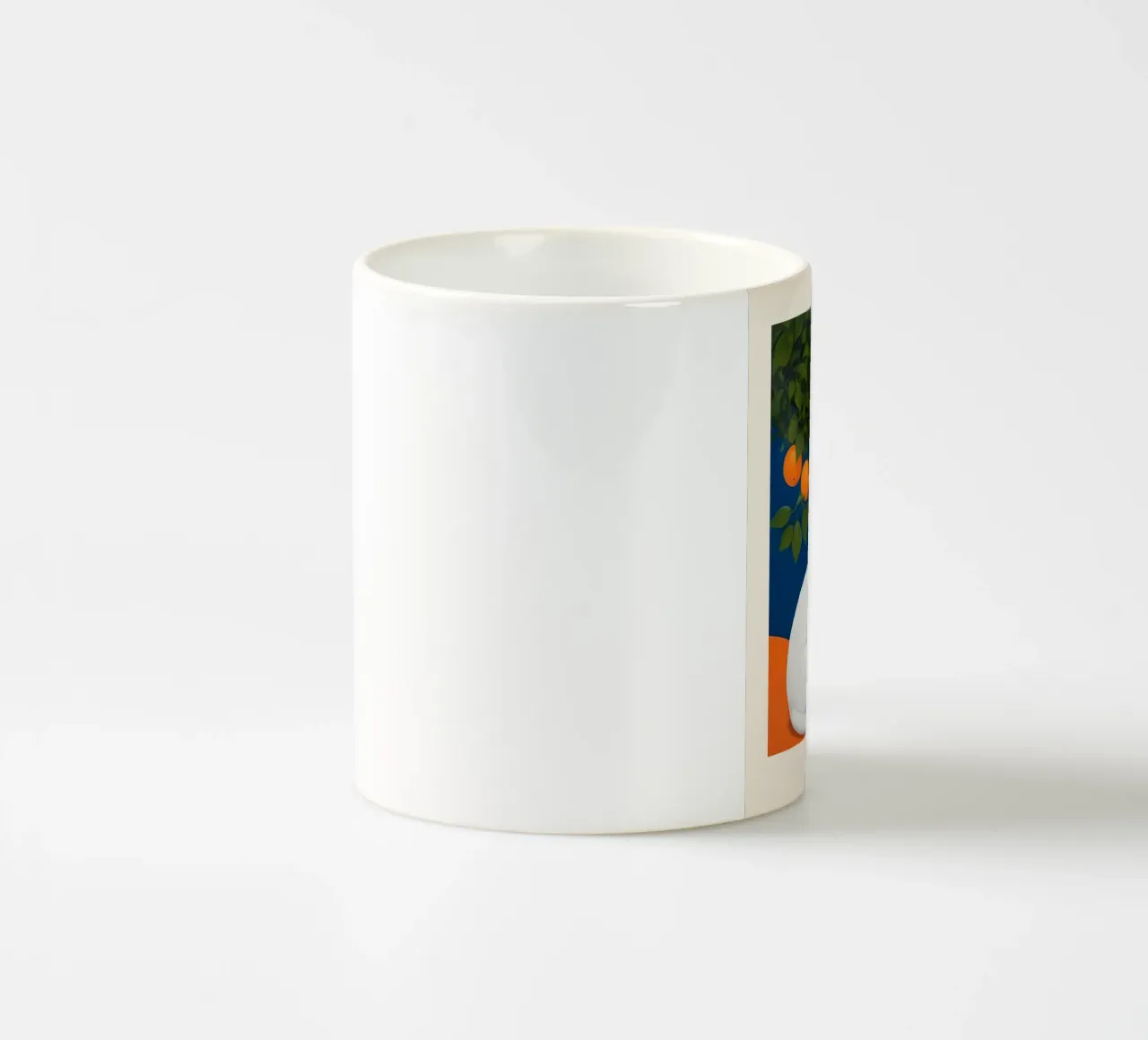 White Cat tazza in ceramica da Indigo Rain