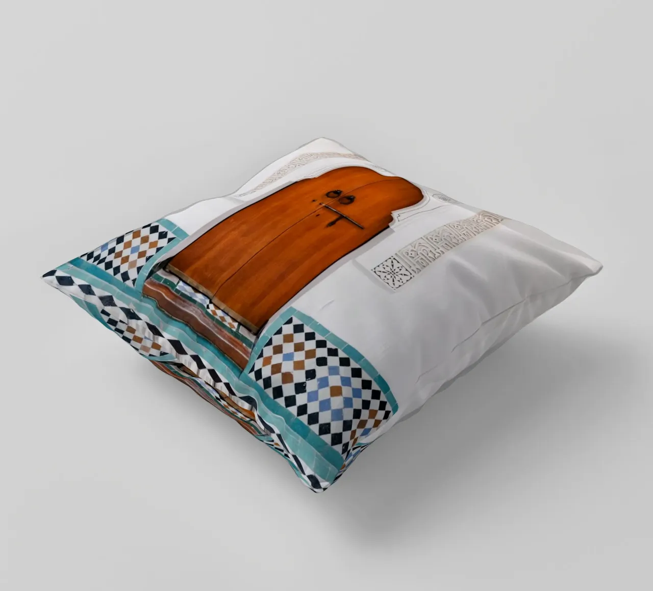 Moroccan architecture in Marrakesh cuscino da photolovers