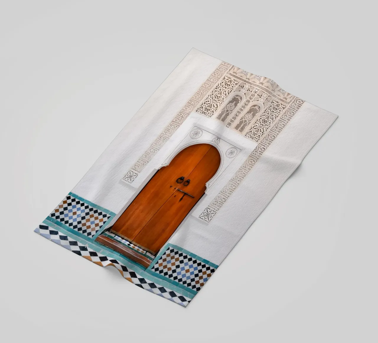 Moroccan architecture in Marrakesh telo mare da photolovers