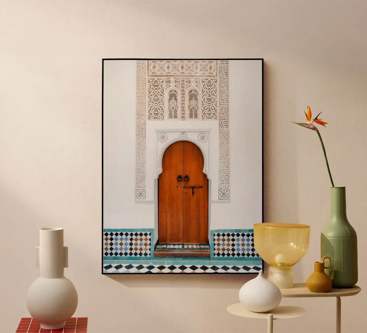 Moroccan architecture in Marrakesh plexiglass da photolovers