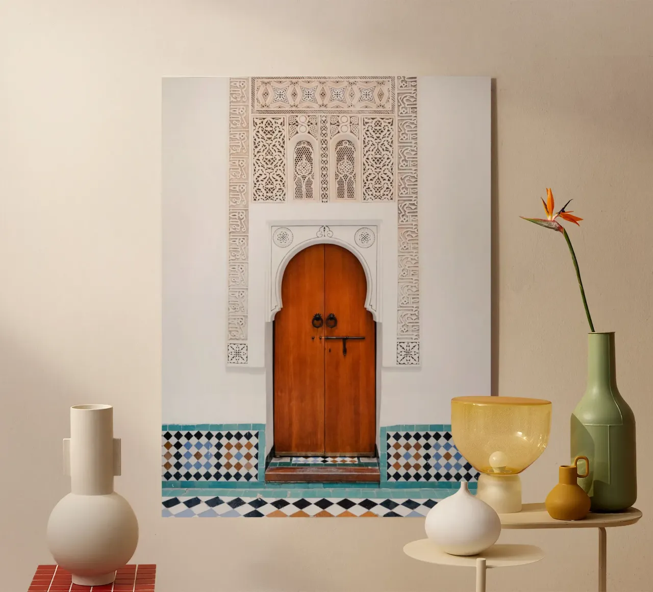 Moroccan architecture in Marrakesh plexiglass da photolovers