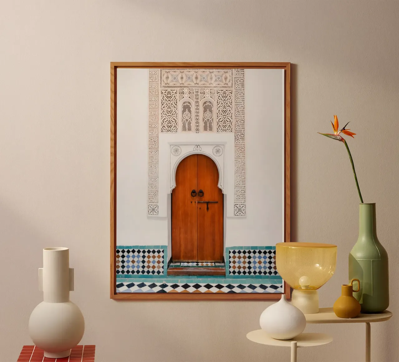 Moroccan architecture in Marrakesh alluminio dibond da photolovers