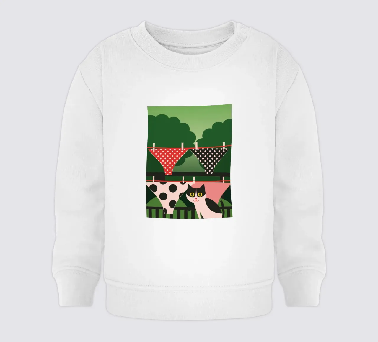 Biancheria intima e gatti felpa neonato da LOOK DIFFERENT