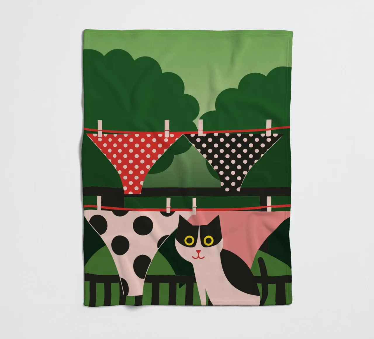 Biancheria intima e gatti coperta in pile da LOOK DIFFERENT