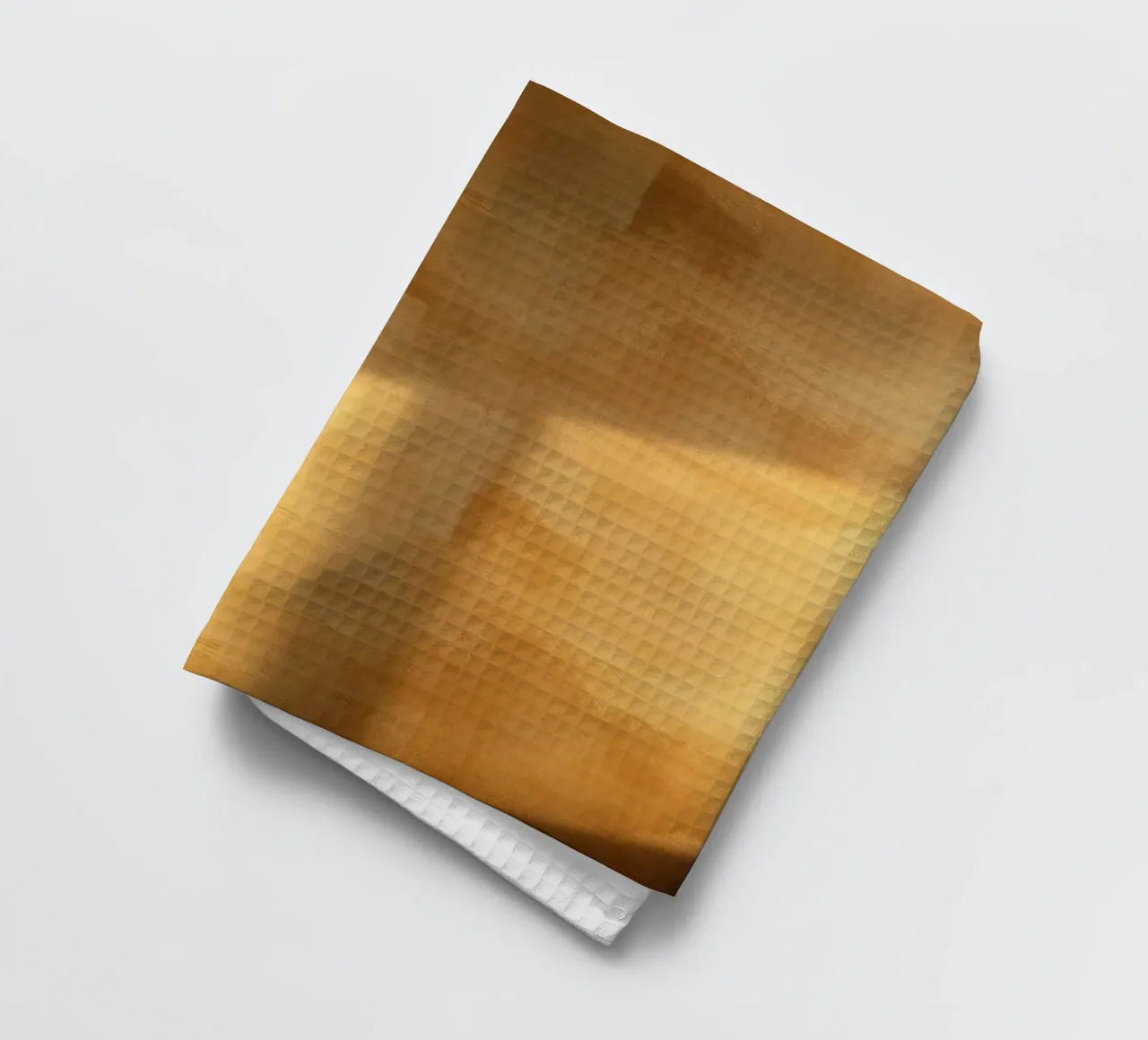 La luce soffusa del sole proietta ombre calde su una parete interna in un ambiente accogliente. canovaccio da cucina da DesignDoodle