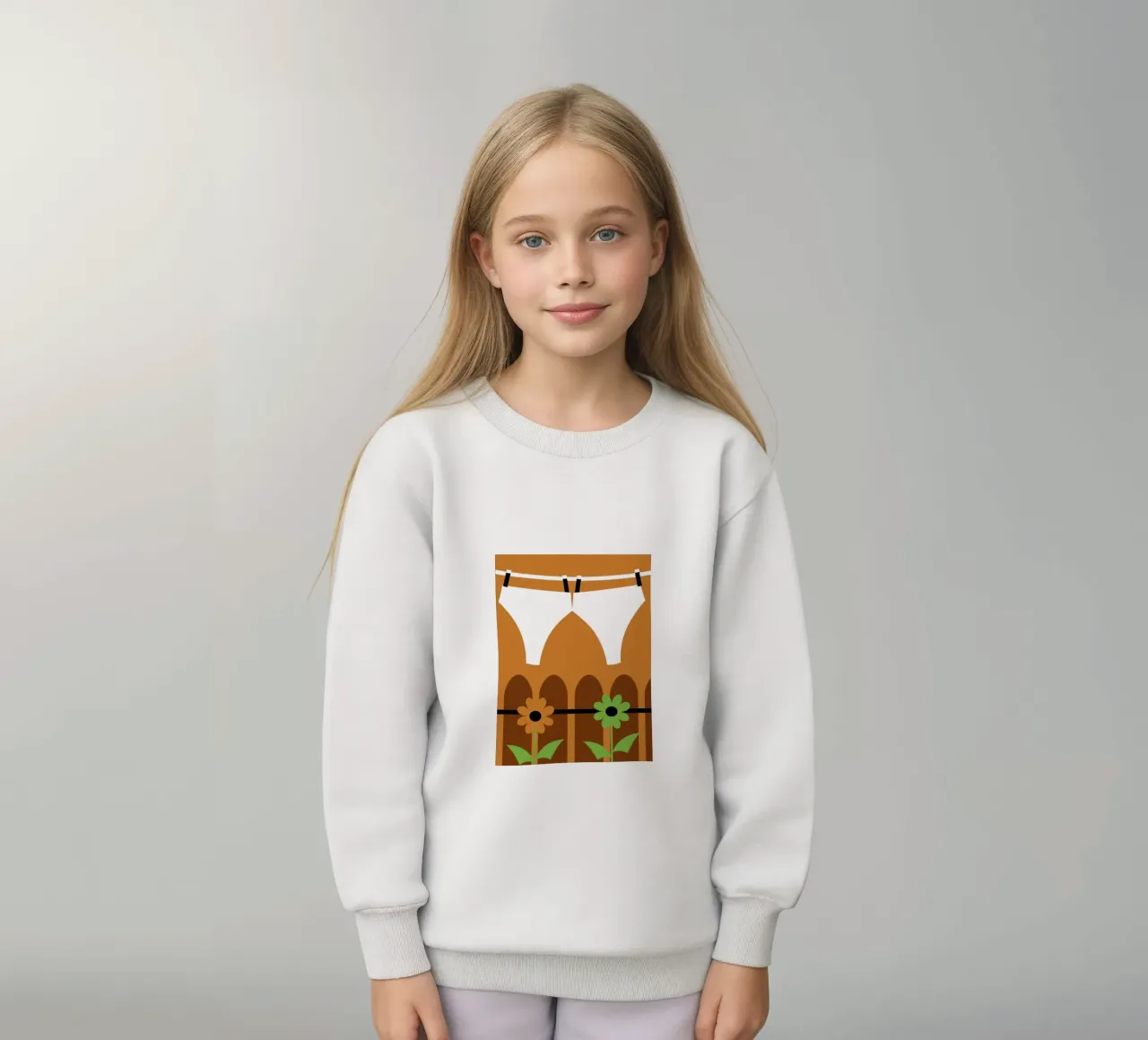 Asciugatura della biancheria intima felpa bambino da LOOK DIFFERENT