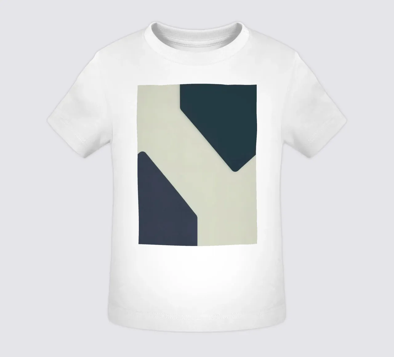 Forme geometriche astratte in colori contrastanti maglietta neonato da DesignDoodle