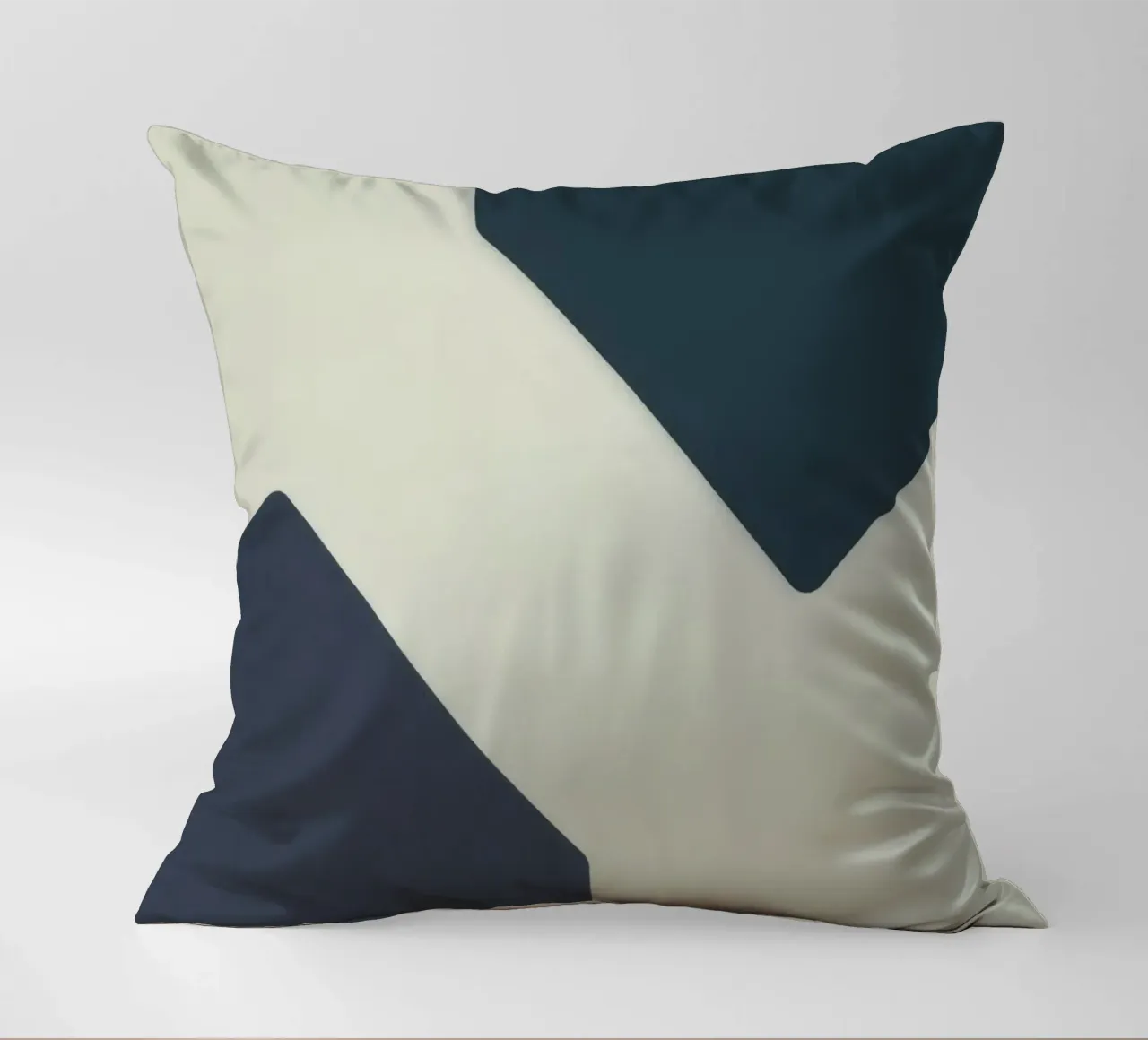 Forme geometriche astratte in colori contrastanti cuscino da DesignDoodle