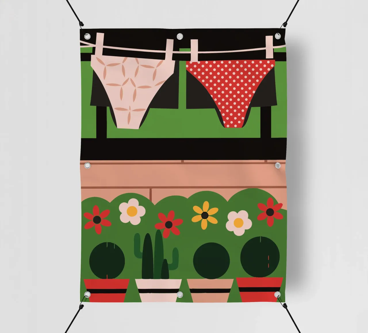 Asciugatura della biancheria intima telo in pvc da LOOK DIFFERENT
