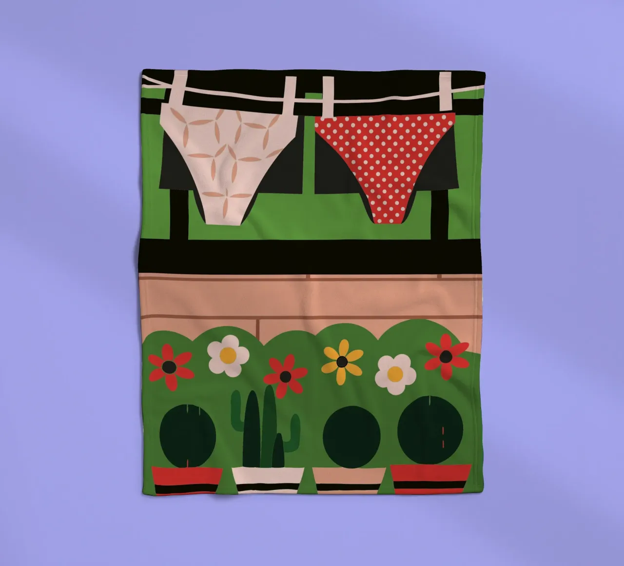 Asciugatura della biancheria intima coperta in pile da LOOK DIFFERENT
