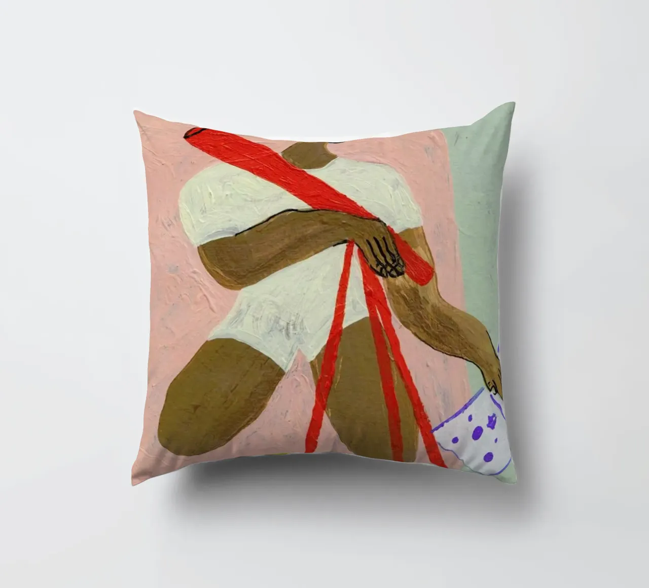 Universe Details decorative cushion by Nudes and Croissants