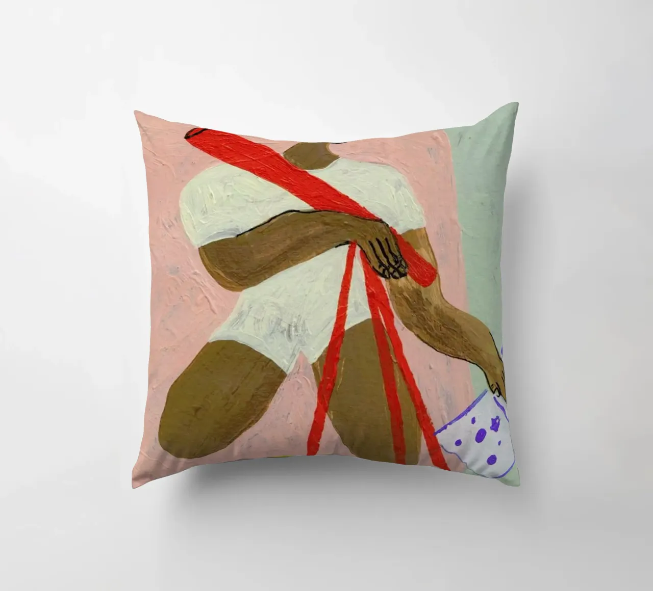 Universe Details decorative cushion by Nudes and Croissants