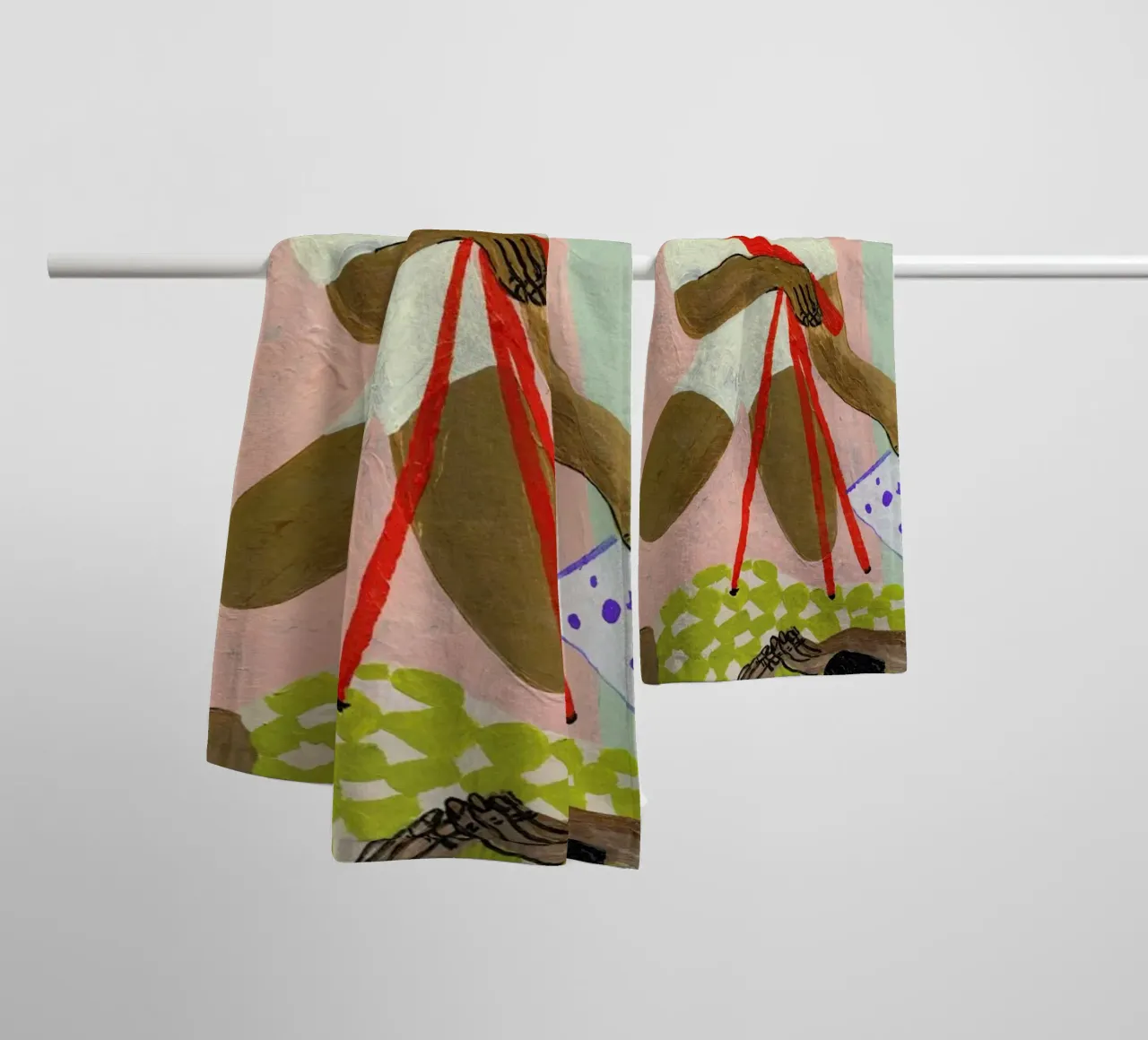 Universe Details towel by Nudes and Croissants