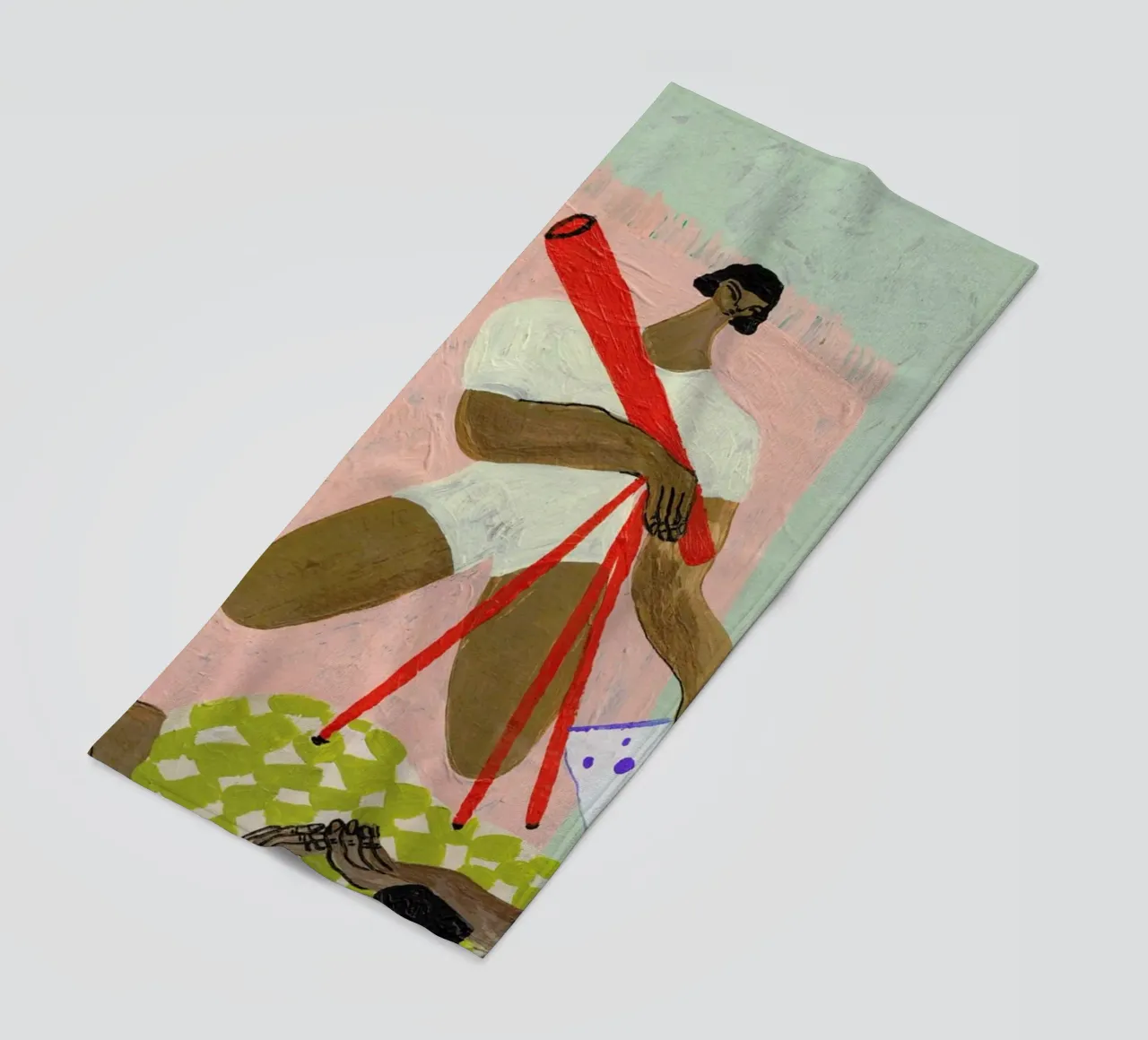 Universe Details beach towel by Nudes and Croissants