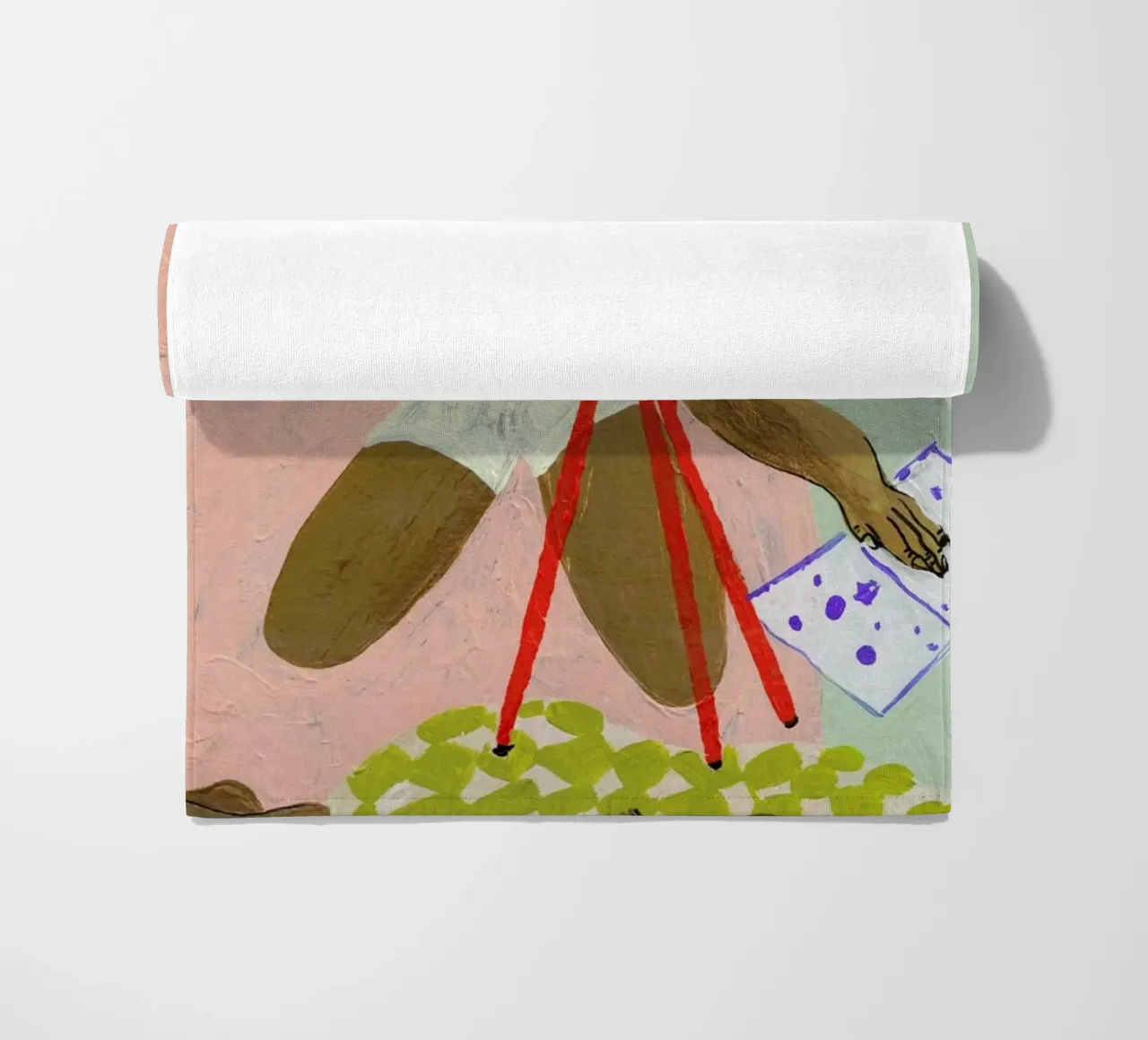 Universe Details beach towel by Nudes and Croissants