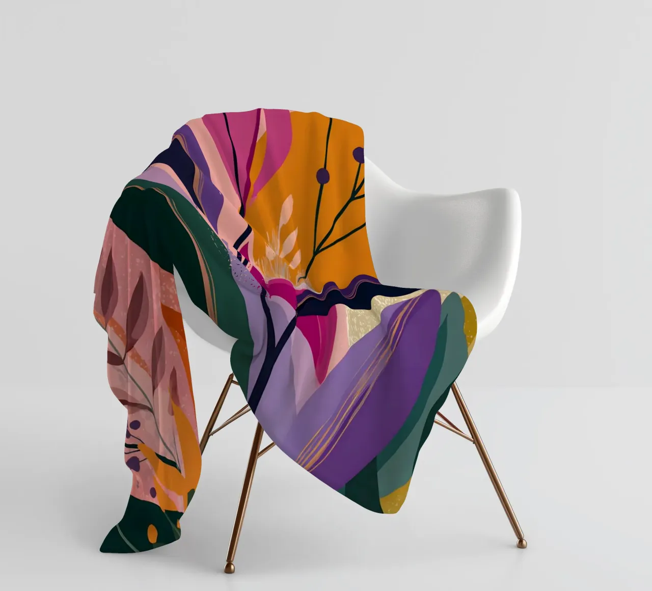 Botanical Paradise coperta in pile da Gypsy Galleria