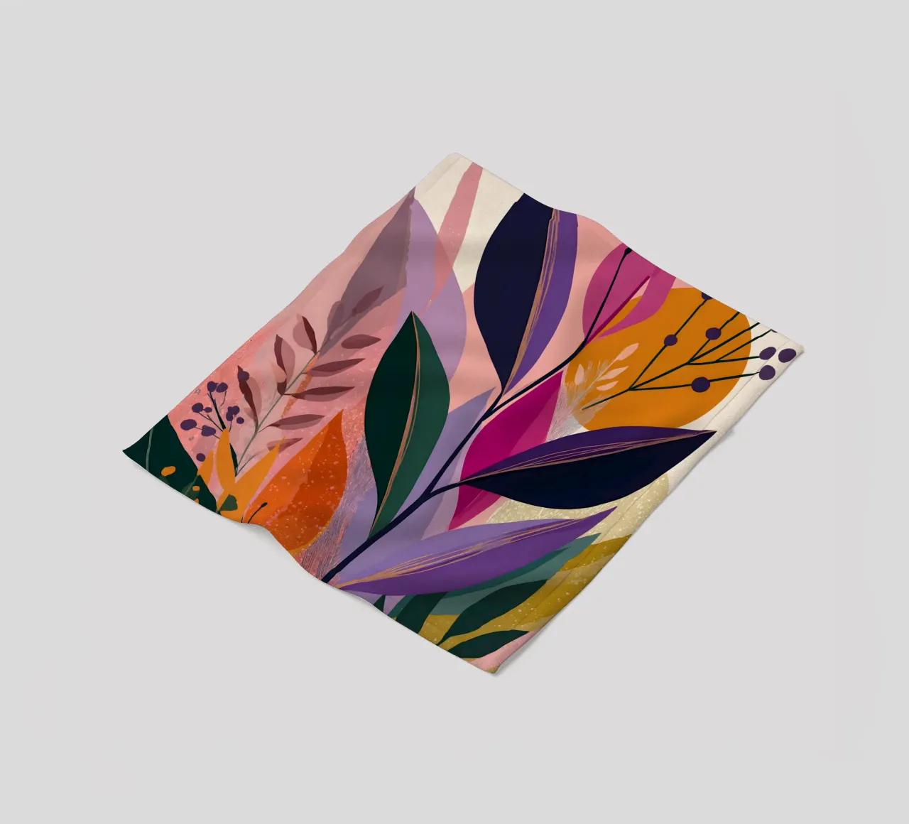 Botanical Paradise coperta in pile da Gypsy Galleria