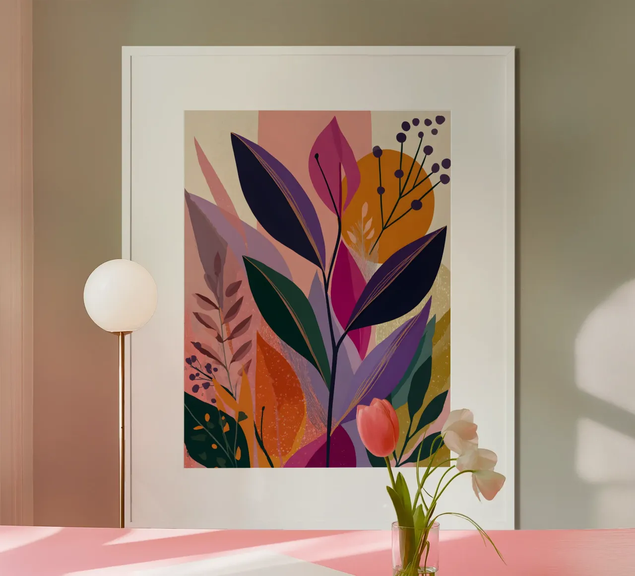 Botanical Paradise poster con telaio in plastica da Gypsy Galleria