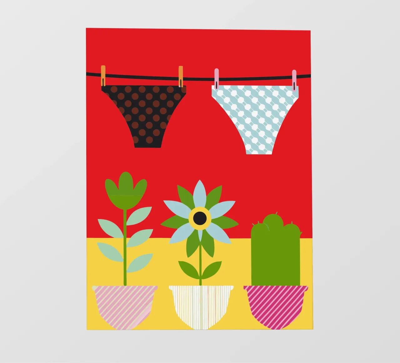 Asciugatura della biancheria intima telo in pvc da LOOK DIFFERENT