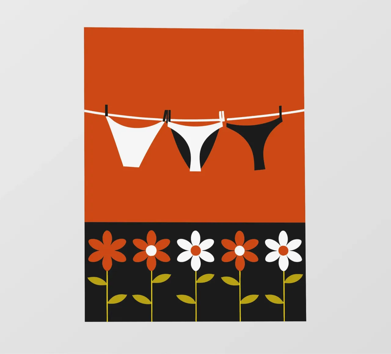 Asciugatura della biancheria intima telo in pvc da LOOK DIFFERENT