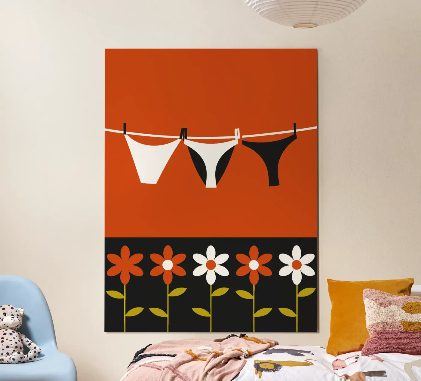 Underwear Drying poster by LOOK DIFFERENT