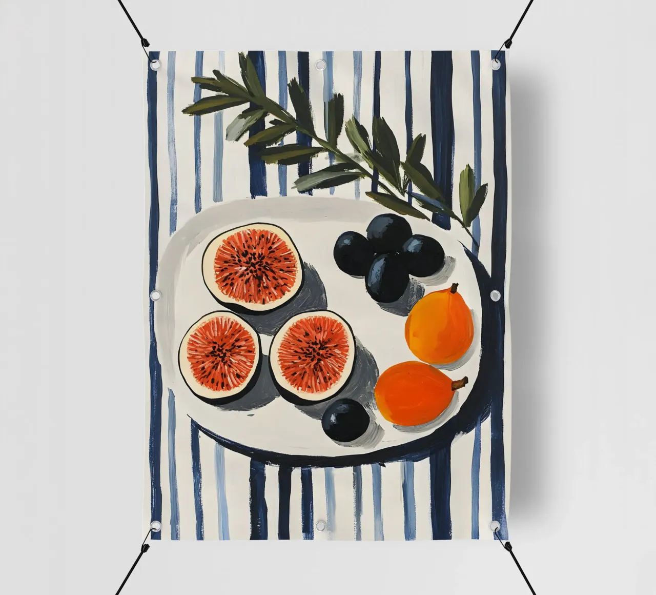 Figs and Olives telo in pvc da Gypsy Galleria