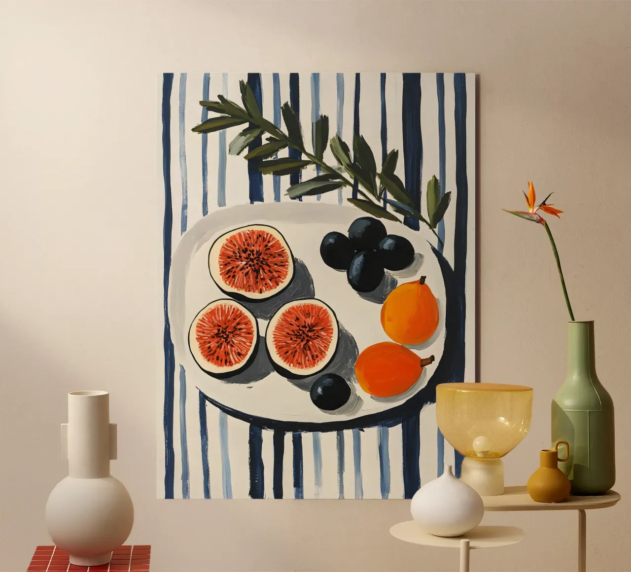 Figs and Olives alluminio dibond da Gypsy Galleria