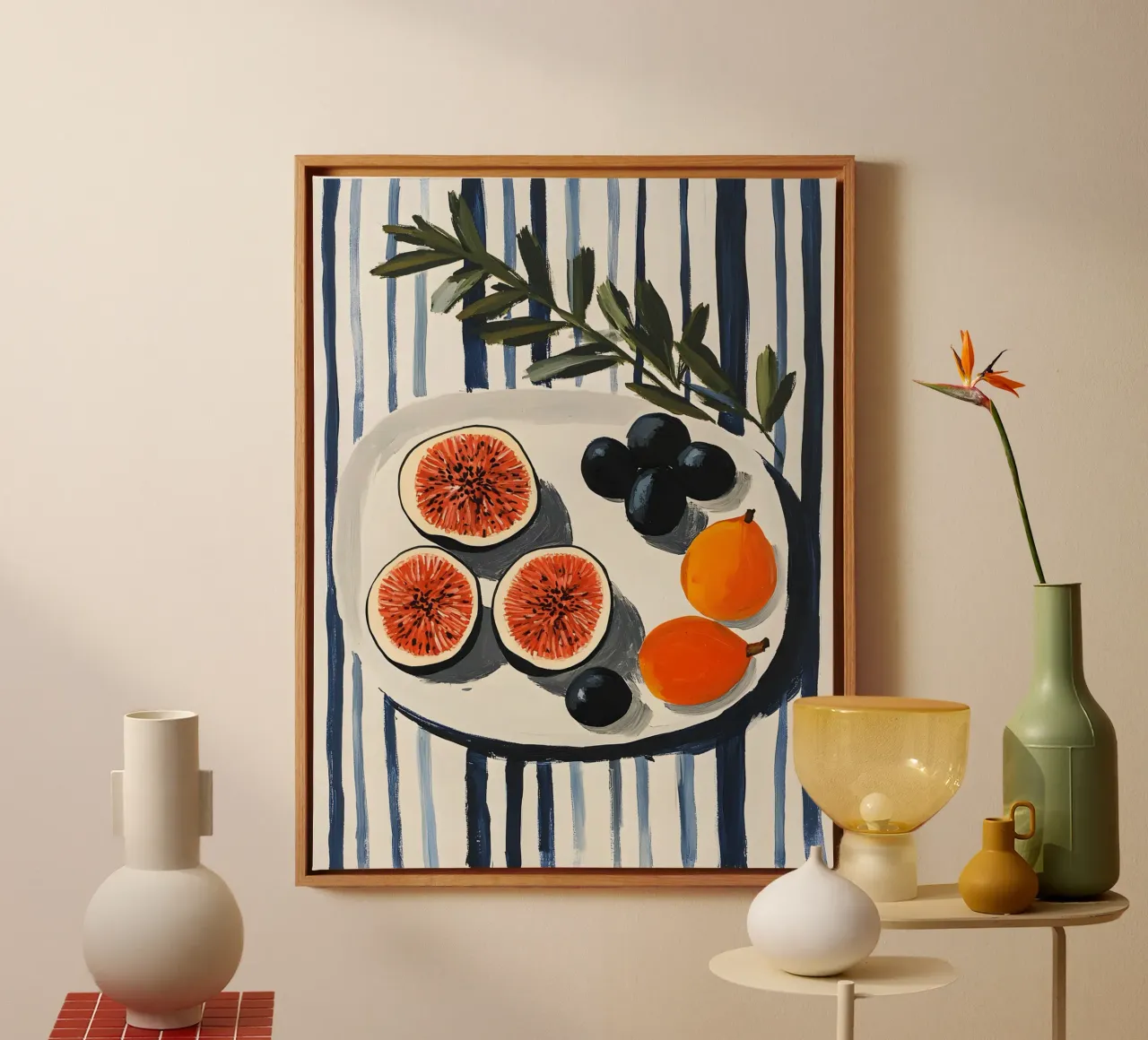 Figs and Olives tela da Gypsy Galleria