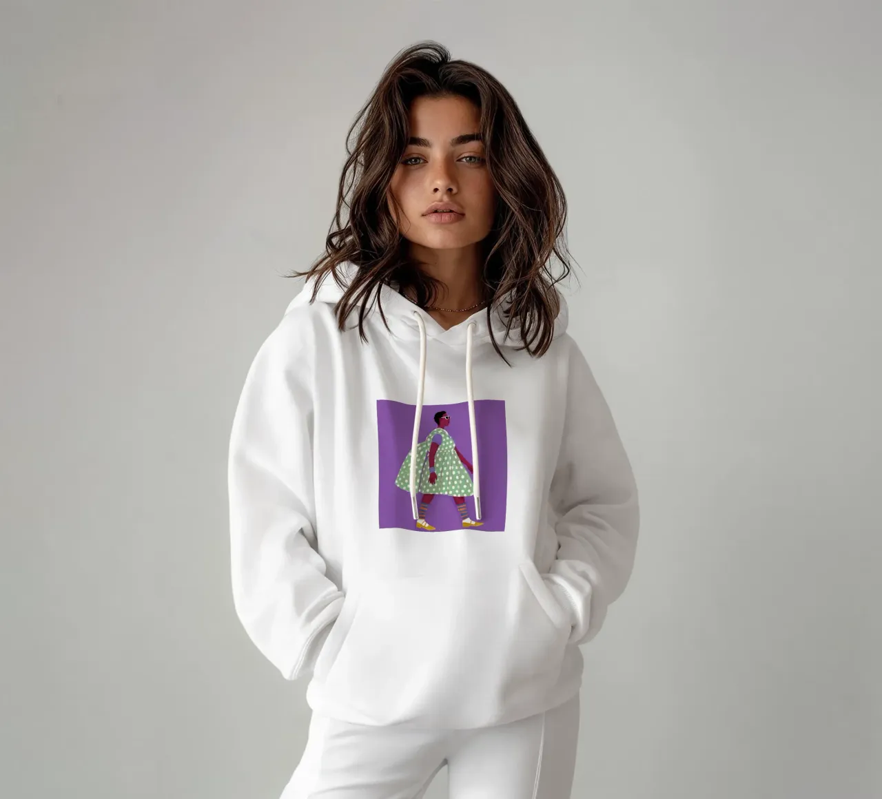 Bold Step Forward hoodie by Aether Brush
