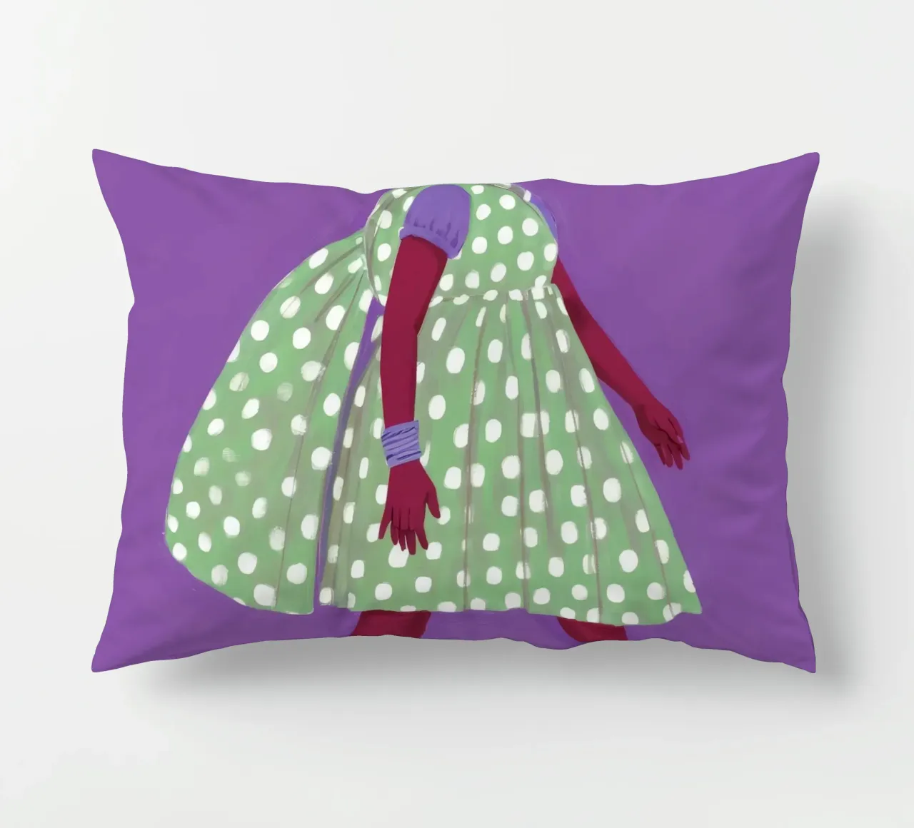 Bold Step Forward decorative cushion by Aether Brush