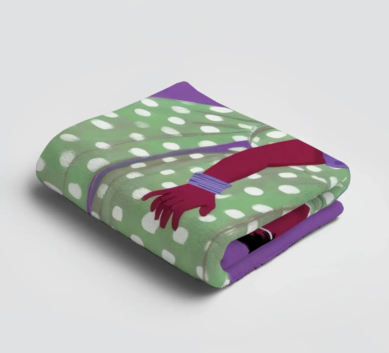 Bold Step Forward towel by Aether Brush